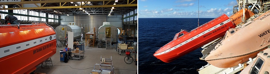 VERHOEF DELIVERS RETROFIT FREEFALL LIFEBOATS